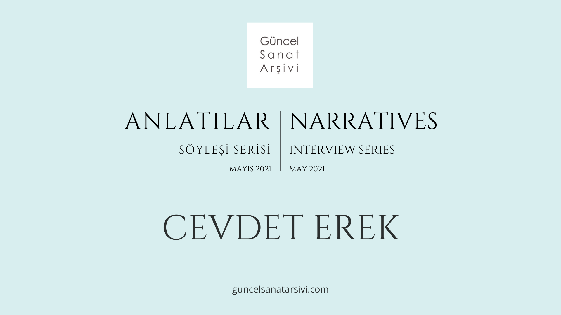 Narratives Interview Series: Cevdet Erek