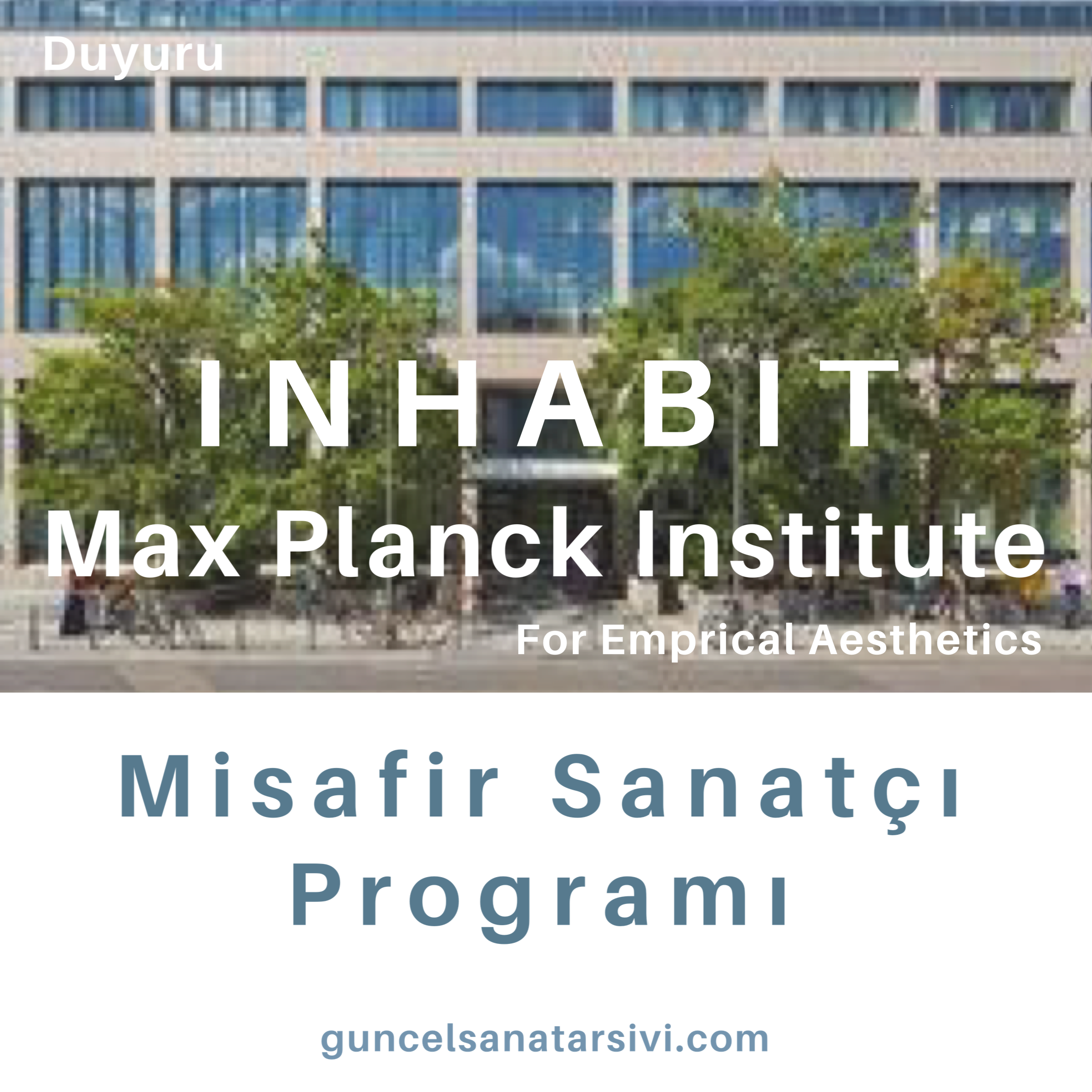 INHABIT Misafir Sanatçı Programı